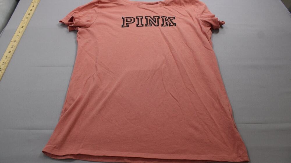 Pink Victoria's Secret T-Shirt Womens M Crew Neck Short Sleeve
